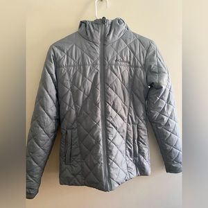 Barley Worn: Gray Small Columbia Jacket with Fur Inside